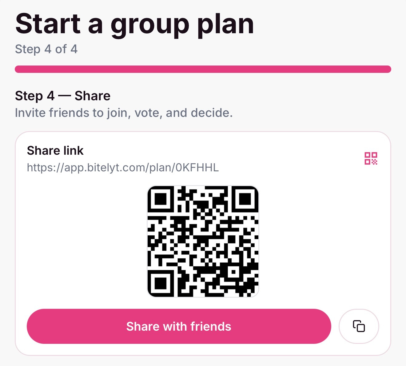 Bitelyt App Store listing preview.